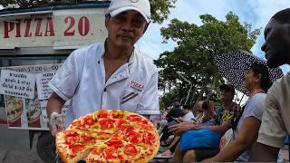 60 Cents Pizza?!  Freshly Baked Street Pizza Everyone’s Lining Up For – 150 Trays Daily!