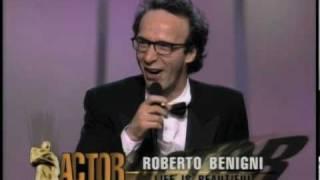 Roberto Benigni Wins Best Actor | 71st Oscars (1999)