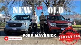 Neuer, aufgefrischter Ford Maverick Lariat 2025 vs. älterer Ford Maverick 2024