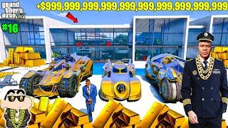 Franklin & Shinchan DESTROY BILLIONAIRE Showroom In GTA5 (Part16)|| SumitOP