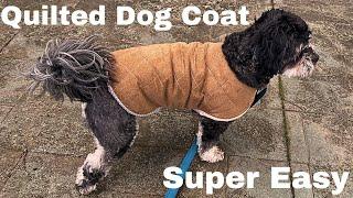 How to make a Quilted Dog Coat