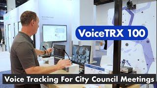 Voice Activated Camera Switching for City Council Meetings | VoiceTRX 100