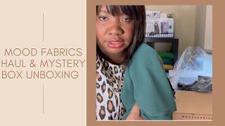 Mood Fabric Haul : Mystery Box Unboxing, Fabric Haul and bonus Sewrority mail!