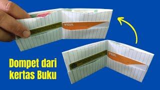 Tutorial Cara Membuat Dompet dari Kertas Buku | Ide Kreatif Barang Bekas