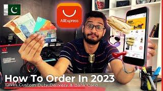 نحوه سفارش در aliexpress ali baba در پاکستان در سال 2023 مالیات جدید بر سفارش سفارشی آنلاین ali express