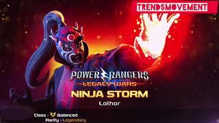 Lothor – Dark Ninja Master Revealed!  Full Moveset & Tips | Power Rangers Legacy Wars