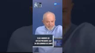 Eleições 2024: Confira a chegada do Presidente Lula para votar