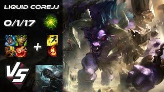 Team Liquid CoreJJ SUPPORT Alistar vs Senna - NA Challenger Patch 14.13