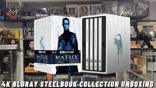 The Matrix 4k Ultra HD Bluray Steelbook Collection Unboxing