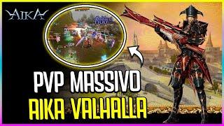 PRIMEIRA VEZ NO PVP MASSIVO DO AIKA VALHALLA EVENTO DA VALKYRIA!! SERVIDOR BRASILEIRO DE AIKA ONLINE