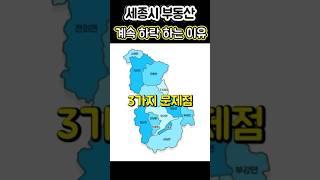 세종시 부동산이 하락하는 3가지 치명적인 이유 ️