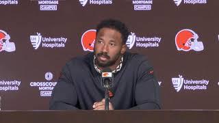 Myles Garrett Press Conference | October 18th, 2024