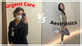 Urgent Care and Aesthetics PA (Week in my Life as a Physician Assistant working 2 specialties)