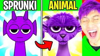 SPRUNKI As HUMANS + PETS!?  (LANKYBOX REACTION!)