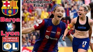 Barcelona vs lyon women | Unbelievable Drama in This Match! | Don’t Miss the Ending