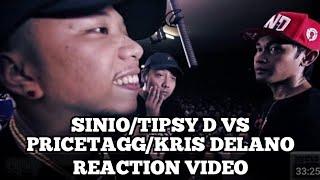 FlipTop - Sinio/Tipsy D vs PriceTagg/Kris Delano PRODUCER REACTION