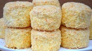 Sponge cakes with buttercream Recipe (Mini-cakes)  Maryana Recipe (+Eng. Sub.)
