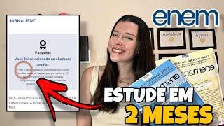 COMO ESTUDAR PARA O ENEM 2024 EM MENOS DE DOIS MESEE | Sozinho e Do ZERO!!!