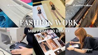 TRABALHO DE MODA DA FACULDADE  | Desenvolvendo uma peça do zero