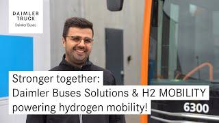 Stronger together: Daimler Buses Solutions & H2 MOBILITY powering hydrogen mobility!