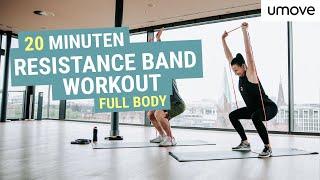 20 MINUTEN FULL BODY RESISTANCE BANDS WORKOUT| Mit Widerstandsbändern | umove