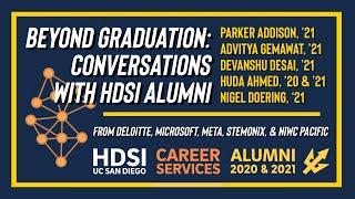 Beyond Graduation: Conversations with HDSI Alumni