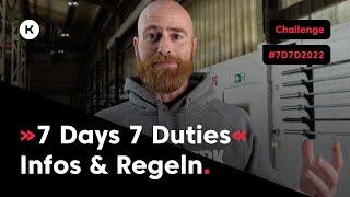 [REGELN] Die »7 Days 7 Duties« 2022 Fitness Challenge