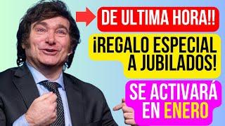 MILEI Y UN GRAN PREMIO A LOS JUBILADOS Y PENSIONADOS de la ANSES +AUMENTO+BONO+INFLACION