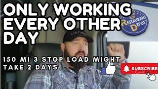 I'M ONLY WORKING EVERY OTHER DAY + SHORT 3 STOP LOAD MIGHT TAKE 2 DAYS TO FINISH.