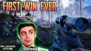 Shroud wins solo Islands of Nyne for the first time - NEW INSANE Battle Royale Game