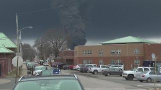 Controlled release of toxic chemicals underway in East Palestine after train derailment