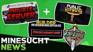 Public Viewing ● Private Server ● Builder Bewerbungsphase » MineSucht.net