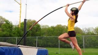 High school pole vaulting