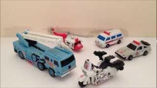 TRANSFORMERS G1 PROTECTOBOTS - VINTAGE TOY REVIEW