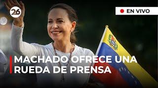  EN VIVO - VENEZUELA | María Corina Machado convoca a una rueda de prensa antes del mitin final