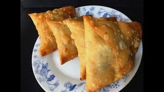 Chicken Samosa made with homemade dough ramadan recipes