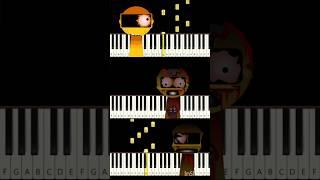 Garnold in 4 Phases plus Retake Sprunked Infected Piano Tutorial Beginner Sprunki piano #sprunki