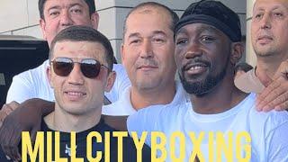 Terence Crawford shows love to Israel, Madrimov and family and fans