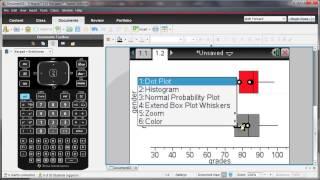 Create box plots of data with TI-Nspire™ CX