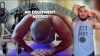 EASY WORKOUT AT HOME NO EQUIPMENTS NEEDED | PAPA DODZ LONDON