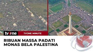 Massa Reuni 212 Lantunkan Zikir Doakan Palestina | tvOne Minute