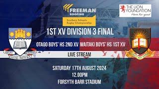 Freeman Roofing Southern Schools Rugby Championship Division 3 Final