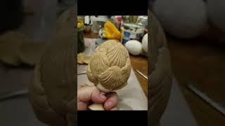 Пасхальное яйцо.  Имитация старой бронзы