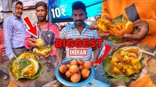 The Indian BIGGEST Street Food | Jumbo Aloo Vada (Chop) | People Call it BOOM  | Street Food