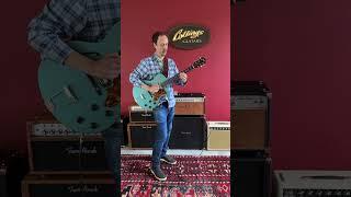 Jostein Gulbrandsen plays a Collings fully hollow short scale prototype