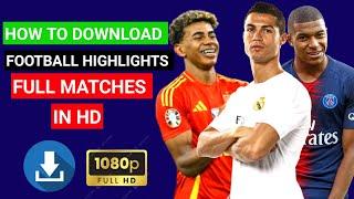 how to download football matches for free|hootfoot download tutorial