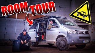 VW T5 BUS ROOMTOUR - 4x4 Camper Ausbau Wohnmobil Vanlife - Bulli | Fritz Meinecke