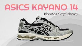 ASICS Kayano 14 | Black and Seal Gray Colorway | Unbox | Shoe review