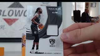 18 19 Panini Immaculate basketball Team Draft Case Break   Logoman MUST SEE BOOM!