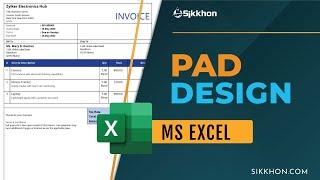 PAD Design in Excel | FREE | English | Sikkhon